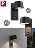Paulmann Led Wandleuchte Capea IP44 Mit Bewegungsmelder 6W 500Lm 230V Aluminium