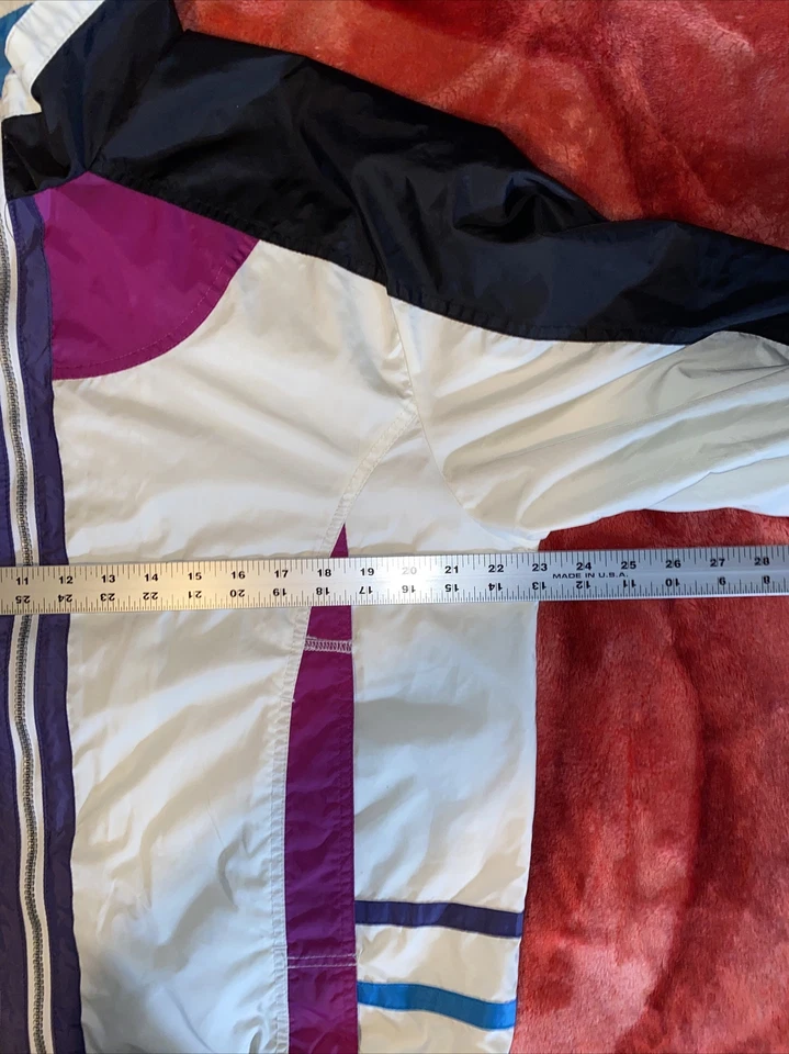 CHAQUETA CS Signature Mujer Talla M Cremallera Multicolor Años 80 Foto 4 de 4