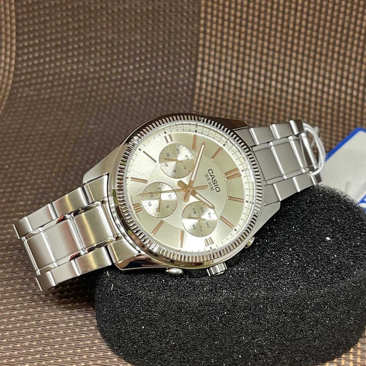 Casio MTP-1375D-7A2 Analog Stainless Steel Bracelet Men