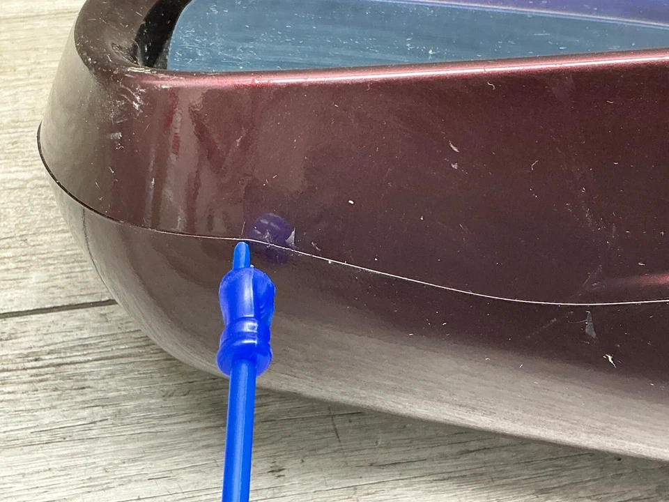 Espejo retrovisor lateral izquierdo Acura MDX 2008-2009 lado del conductor OEM Foto 4 de 4