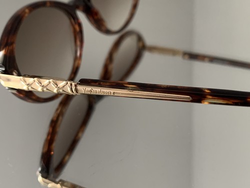 OCCHIALI DA SOLE VINTAGE YVES SAINT LAURENT 5075 SU MISURA, LEGGERE TUTTI I DETTAGLI/TAGLIA - Foto 3 di 12