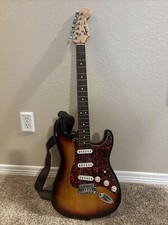 Vintage 2008 Fender Squire SE Special Strat Elec Guitar Sunburst/Rosewood Used