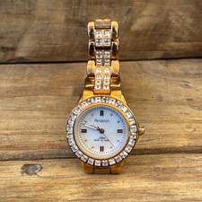 Ladies Armitron Now Rhinestone Watch MOP -Water Resistant