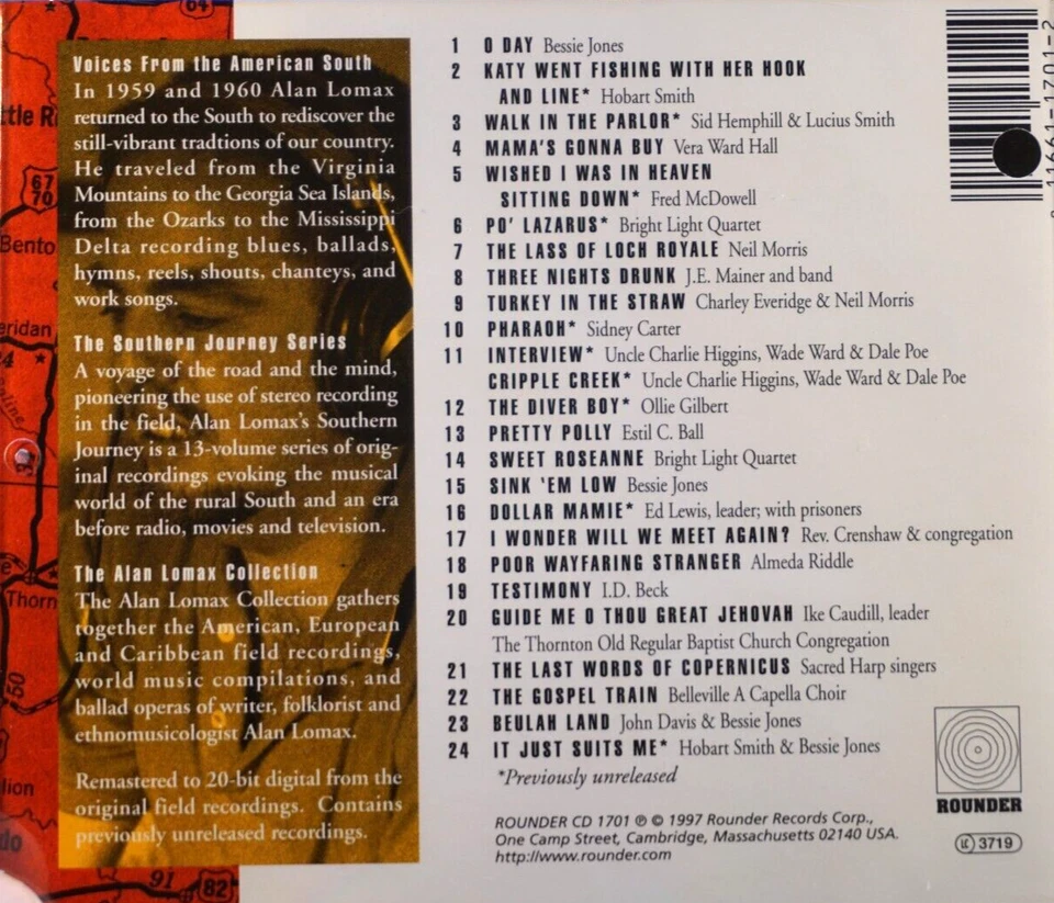 Southern Journey Vol. 1 - Voices From The South - CD, EN MUY BUEN ESTADO Foto 2 de 2