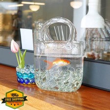 RUOJAS 10LB Clear Flat Glass Marbles Vase Filler Aquarium Decor