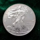 2011 U.S. Mint American Eagle 1 oz .999 Fine Silver Bullion Coin with Capsule