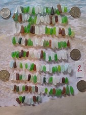 LOT of Genuine Sea Glass SMALL X-SMALL Sticks - 160 pieces Lot 2