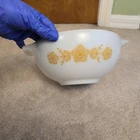 Vintage Cinderella Butterfly Gold Pyrex Bowl 2.5Qt #443