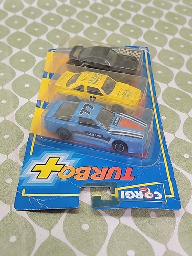 Vintage Corgi Turbo+ 3 Pack Porsche 911 Vauxhall Camero Unopened Sealed 1990 - Picture 4 of 13