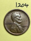 1909-VDB LINCOLN WHEAT CENT, VERY HIGH GRADE!, XF-AU #1204