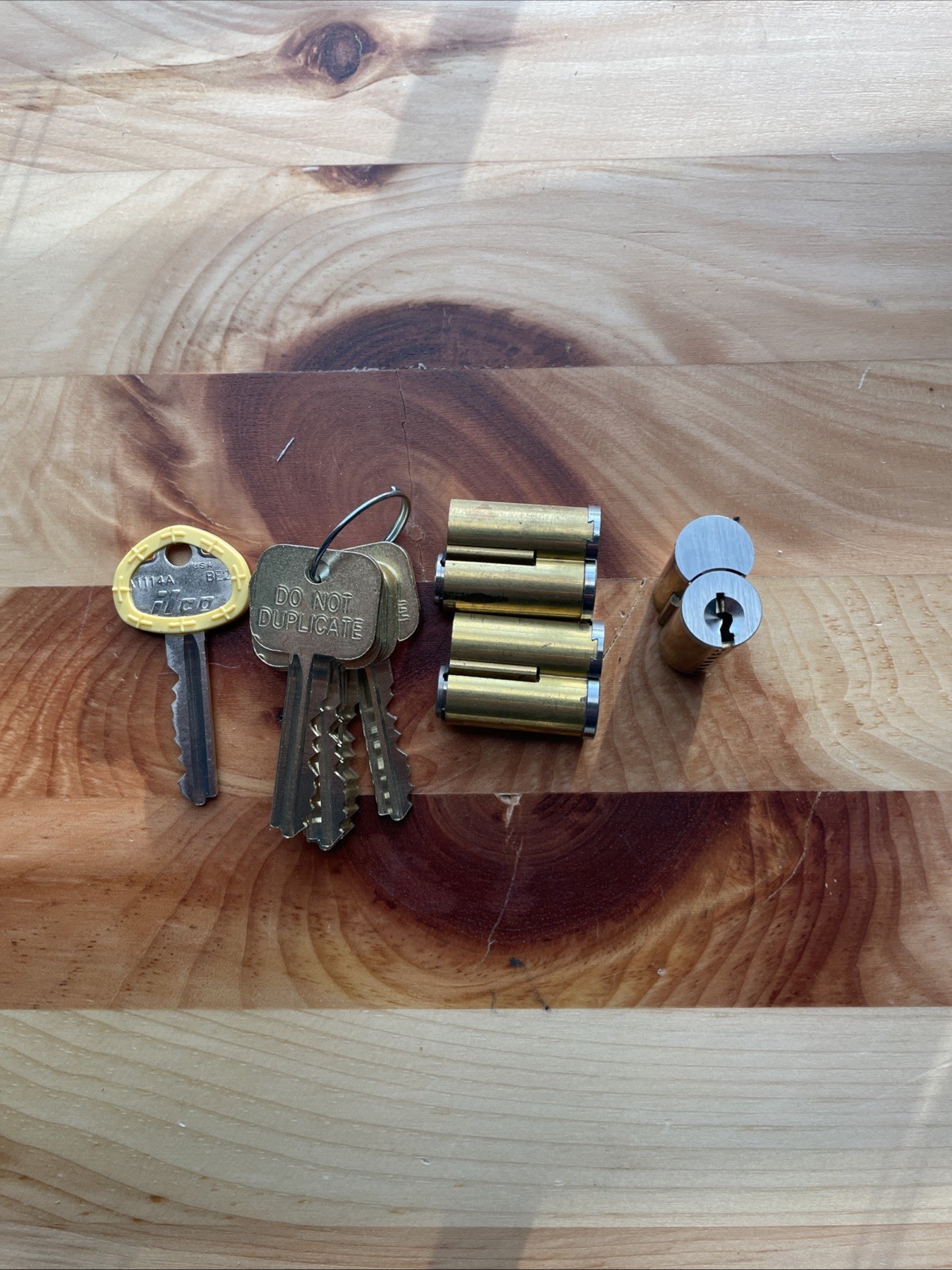 Locksmith Lot Of 3 Best / Falcon 7 Pin I/C Cores SFIC With Keys