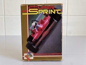 Super Sprint Nintendo HES Nintendo NES Game COMPLETE Cardboard Box Variant