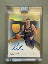 2024-2025 Panini Eminence Gold Auto /5 Luka Doncic Sealed Gilded Graphs