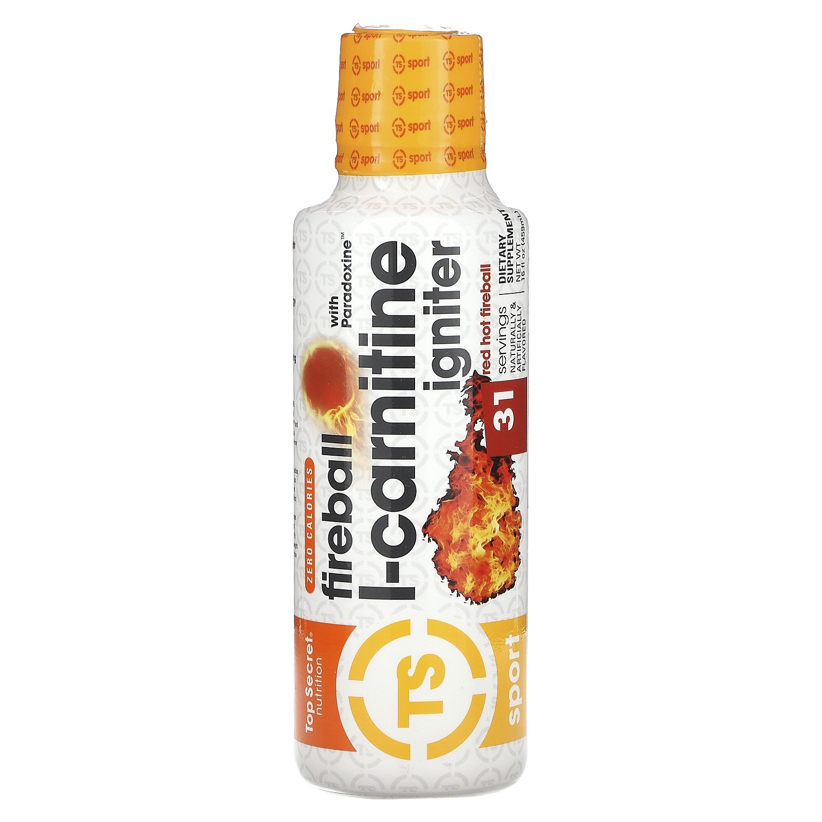 Sport Огненный шар с парадоксином воспламенитель L-карнитина Red Hot Fireball 16 жидких унций 4190₽