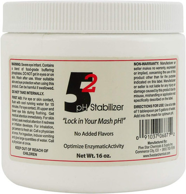 5.2 Ph Stabilizer - 1 Lbs - Lock Mash & Kettle Water at 5.2 Ph