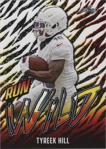 Tyreek Hill Auto PSA 7/10 -2023 Leaf Art Of Sport 'Bronze' /30