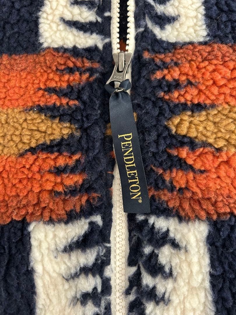 Pendleton Men's Fleece Jacket Medium Size Cozy Li… - image 4