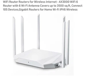 Brand New WiFi Router Routers for Wireless Internet - AX3000 WiFi 6 Router with