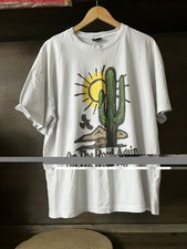 WOMENS SIZE 14 LOOSE FIT COTTON ON ZION Willie Nelson On The Road Again SS CREW