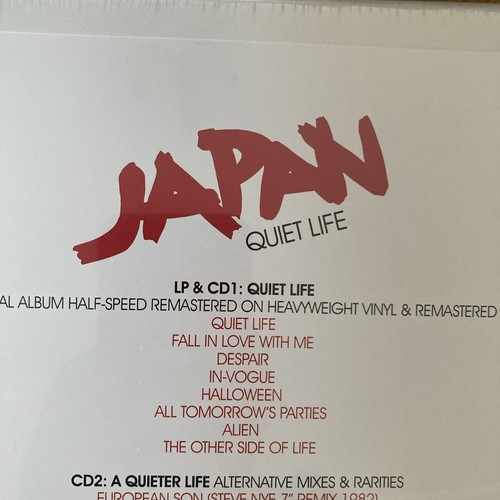 JAPAN - QUIET LIFE: Remastered (DELUXE box set - 3CD + 1LP + BOOK) live Budokan - Picture 4 of 5