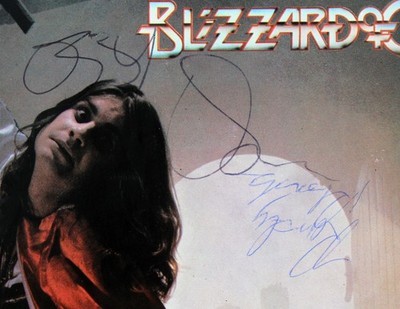 Ozzy Osbourne & Randy Rhoads Signed Blizzard Of Ozz Program JSA