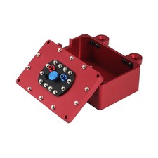 Red CNC Metal Scale Fuel Cell Receiver Box for SCX10 PR10 TRX4 1/10 RC Crawler v