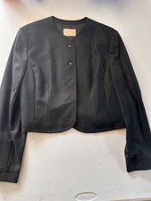 Vintage Black Pendleton Blazer Size 8 100 Virgin Wool women s