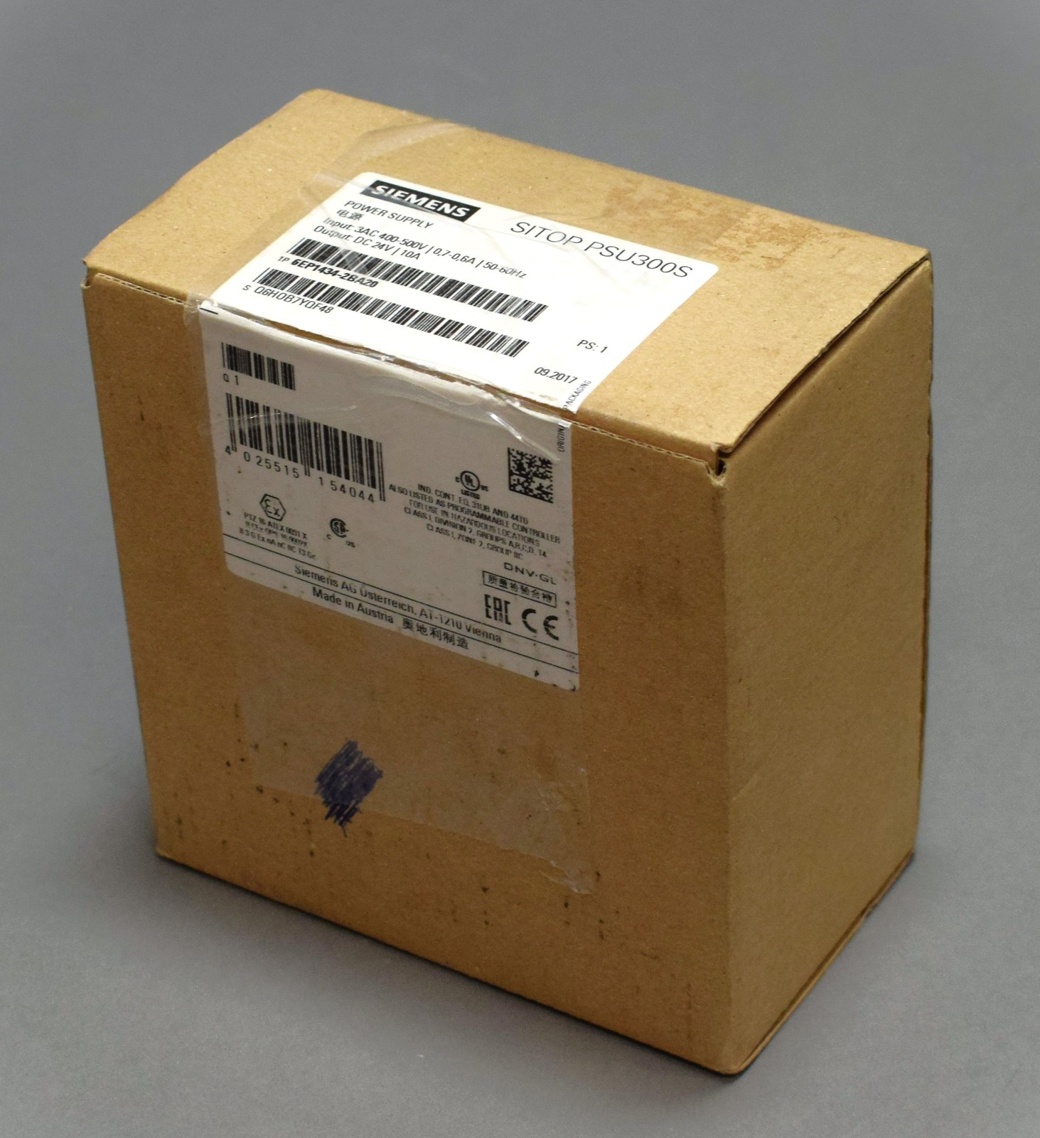 New SIEMENS 6EP1434-2BA20 S7-SITOP PSU300S I/O Module [24 Months Warranty]