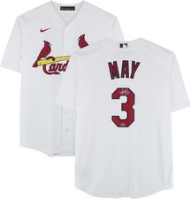 Dustin May St. Louis Cardinals Autographed White Nike Replica Jersey