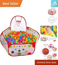 Soft Waterproof Baby Play Tent with Basketball Hoop Fun for Toddlers 4 Ft