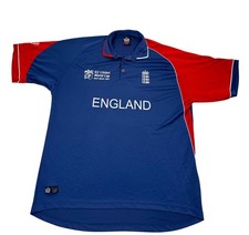 England Cricket Admiral 2007 ICC World Cup One Day Blue Jersey | Adult XL Shirt