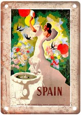 Cartel de viaje flamenco España vintage aspecto retro cartel T1111