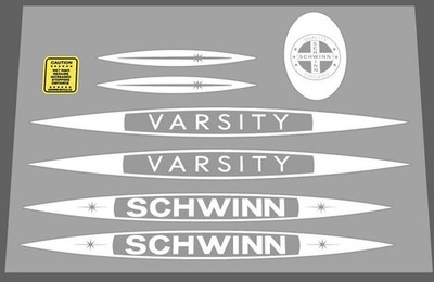 Schwinn Varsity 1979 Essentials Aufkleber Set