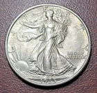 1935 Walking Liberty Half Dollar AU+ near BU UNC Lustrous 50c Silver Coin