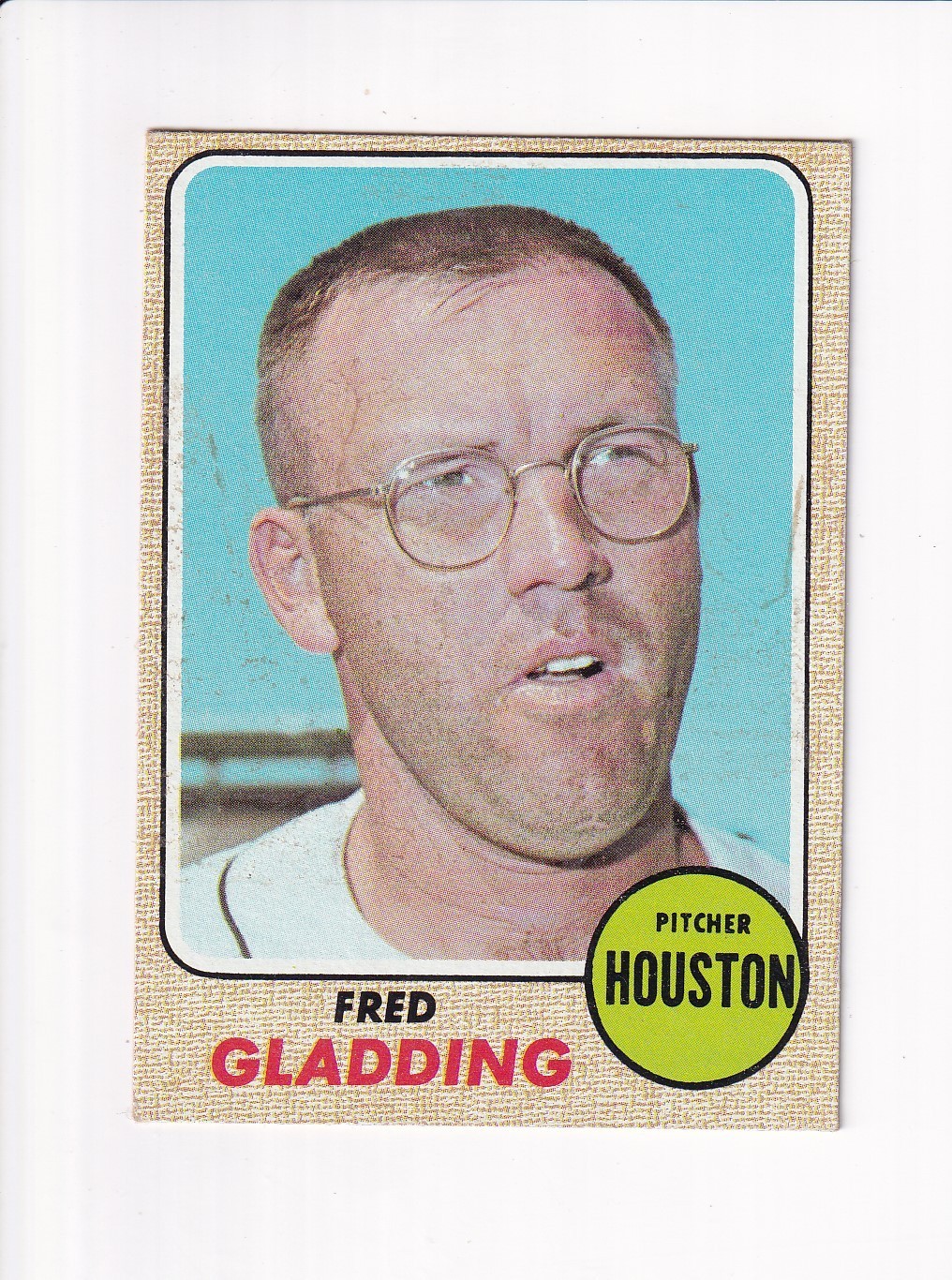 1968 Topps #423 FRED GLADDING