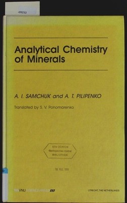 Analytical chemistry of minerals. Sam?uk, A. I.: