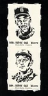 MICHAEL JORDAN - JACK CHESBRO Uncut 2-Card Panels RARE MICRO Cards