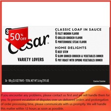 Cesar Classic Loaf in Sauce Beef, Chicken Small Breed Wet Dog Food - 3.5oz/36ct