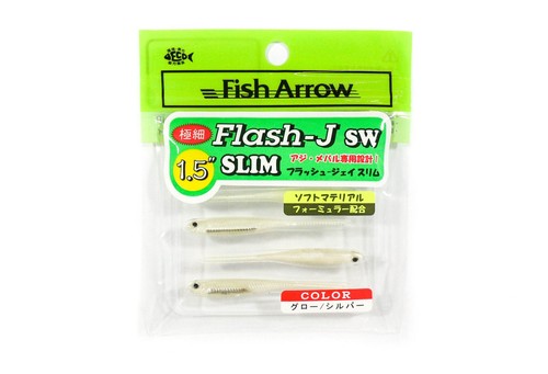 Fish Arrow Soft Lure Flash J Slim SW 1.5 Inch 5 Piece per pack #109 (0325) - Picture 1 of 6
