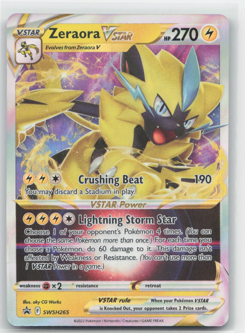 Zeraora VSTAR Holo SWSH: Sword & Shield Promo Cards SWSH265 NM