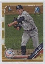 2019 Bowman Draft Chrome Gold Refractor 44/50 Jake Agnos #BDC-72 qx7