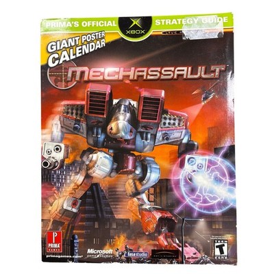 Mechassault XBOX prima s official video game strategy guide book 2002 y2k