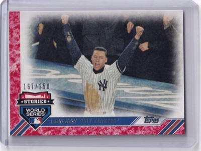 2017 Topps Derek Jeter Storied World Series Red Parallel /250 #SWS-2 - Yankees
