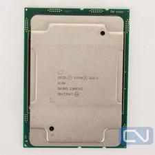 Intel Xeon Gold 6138 SR3B5 2.0GHz (3.7GHz Turbo) 20-Core LGA3647 B Grade CPU