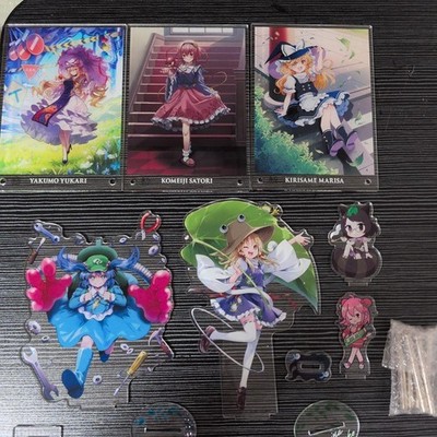 Touhou Project Acrylic Stand Set Yakumo Yukari Satori Marisa Nitori Suwako
