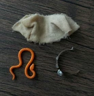 Vintage Kenner Star Wars Yoda Accessories Original 1980 ESB - belt snake robe