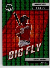 Rafael Devers 2022 Panini Mosaic Big Fly Green Mosaic BF-3 Boston Red Sox