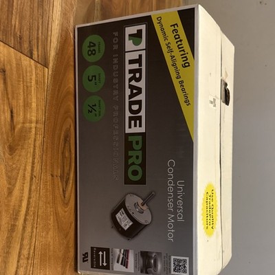TradePro TP-C25-1SP2 Condenser Motor 208-230V 1.4A 5in 1 Phase Dynamic Bearings