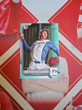 2022 Bowman NPB Baseball Aqua 1st Rookie Ren Fukushima /175