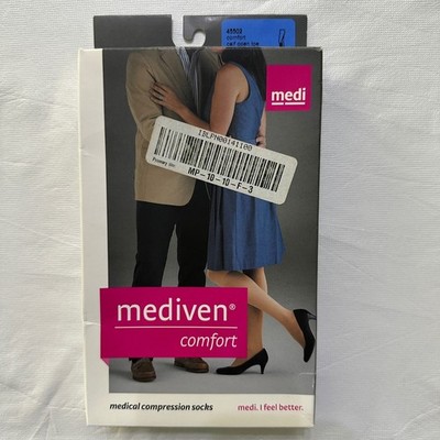 Mediven Comfort Compression Socks OT 45502 Unisex Size II Natural 15-20mmHg